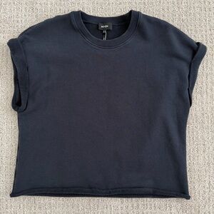 ME+EM washed box sweatshirt navy
